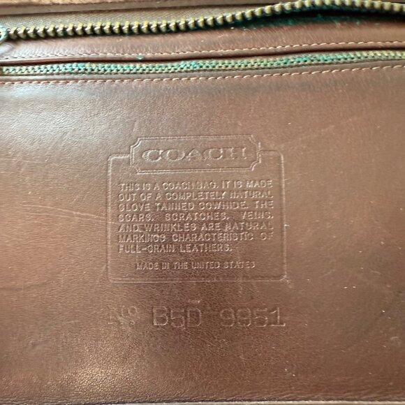 Coach Vintage Patricia's Legacy Cross Body Saddle Flap Bag Serial #9951 - Picture 10 of 15